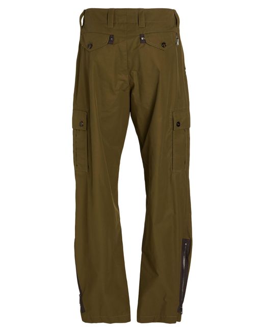 Dolce & Gabbana Green Pants Cotton, Polyamide for men