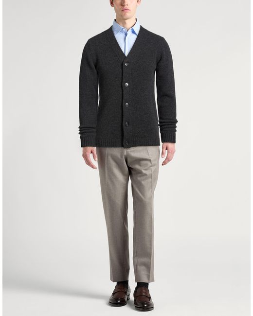 Daniele Fiesoli Black Cardigan for men