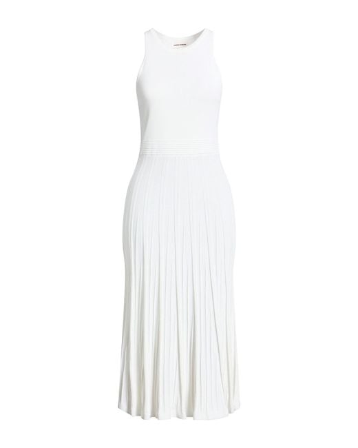 Sandro Ferrone White Midi Dresses