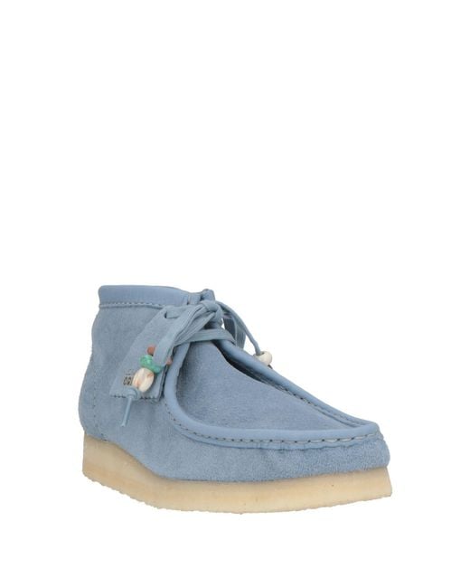 Clarks Blue Light Ankle Boots Leather
