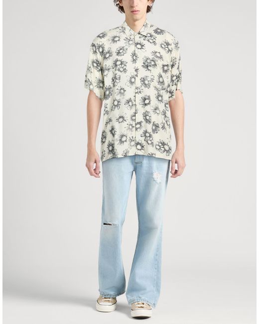 Magliano White Ivory Shirt Viscose for men