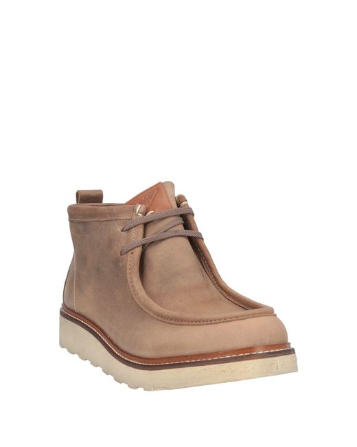 Docksteps Brown Ankle Boots Leather for men