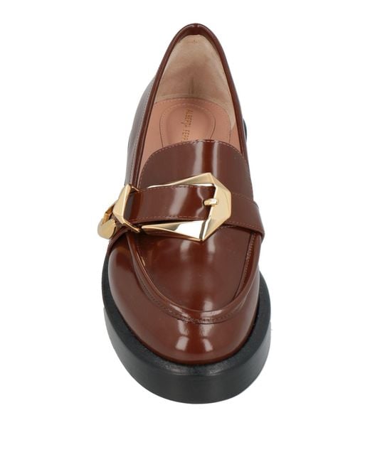 Alberta Ferretti Brown Loafer