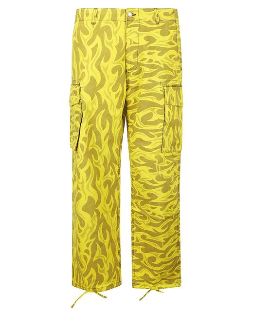 ERL Wide trousers in Yellow für Herren