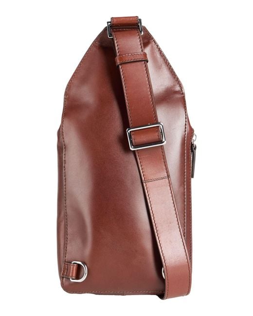 The Bridge Red Backpack Leather for men