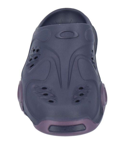 Oakley Blue Mules & Clogs Rubber for men