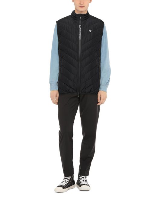 EA7 Black Puffer for men