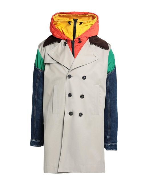 DSquared² Gray Overcoat & Trench Coat for men