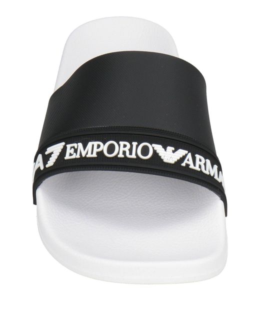 EA7 White Sandals for men