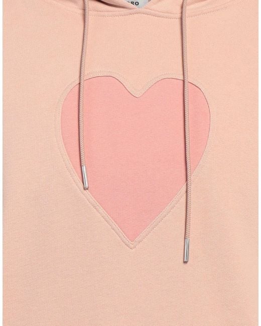 Sandro Pink Sweatshirt Cotton, Elastane for men