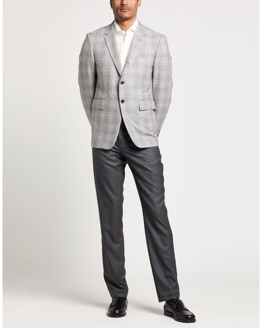 Thom Browne Gray Light Blazer Wool, Cashmere for men
