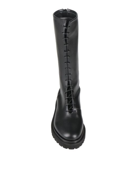 Ilio Smeraldo Black Boot Leather