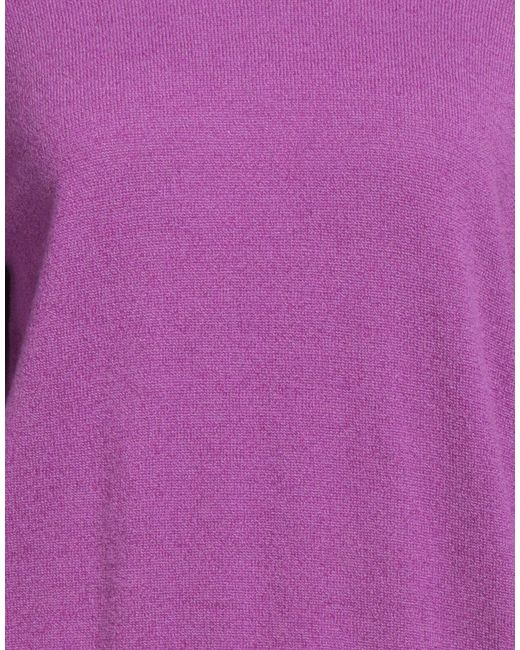 Alpha Studio Purple Turtleneck