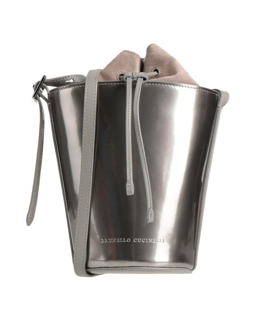 Brunello Cucinelli Black Cross-Body Bag Leather