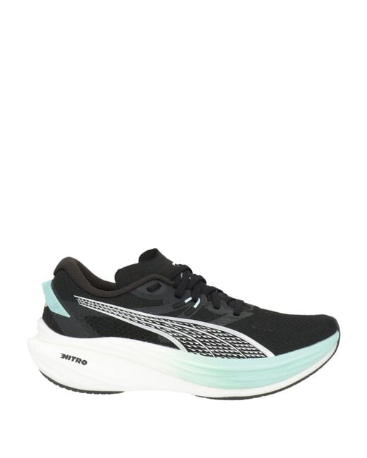 PUMA Black Deviate Nitro 3 Wns Sneakers Textile Fibers