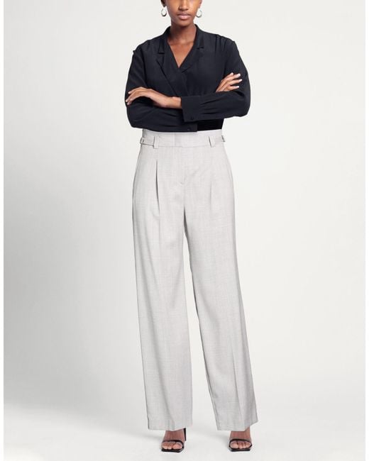 Windsor. White Pants Virgin Wool, Elastane