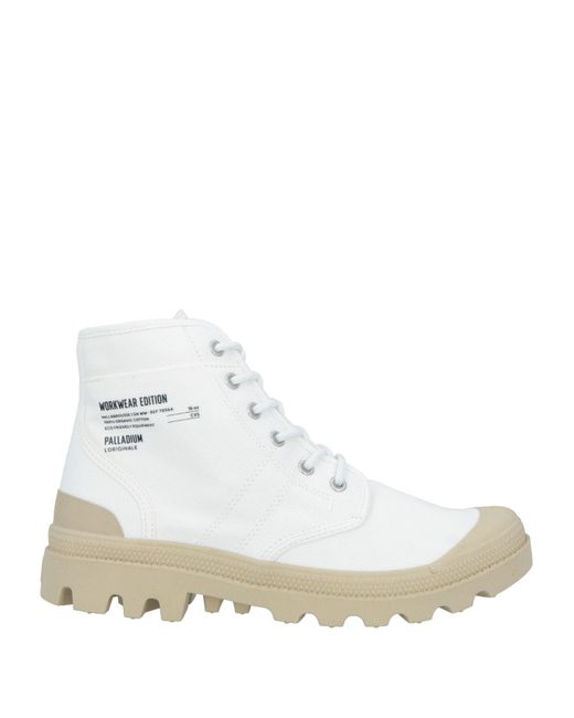 Palladium White Ankle Boots for men