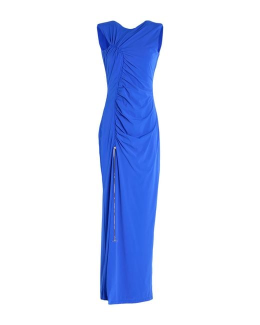 Danamé Blue Maxi Dress Polyamide, Elastane