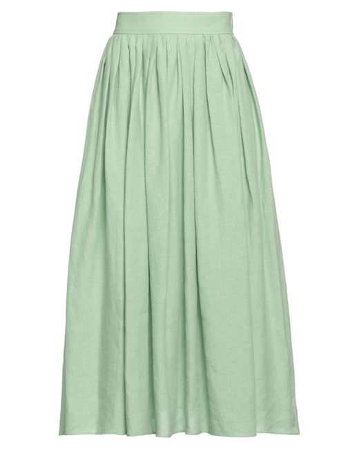 Chloé Green Midi Skirt