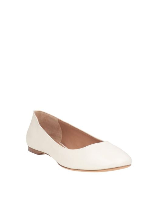 Chloé Natural Ballet Flats Lambskin