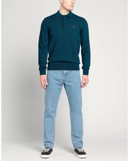 Pullover Fred Perry de hombre de color Blue