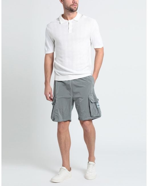 Aries Gray Shorts & Bermuda Shorts for men