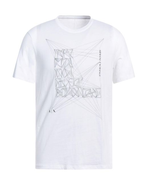 Armani Exchange White T-shirt for men