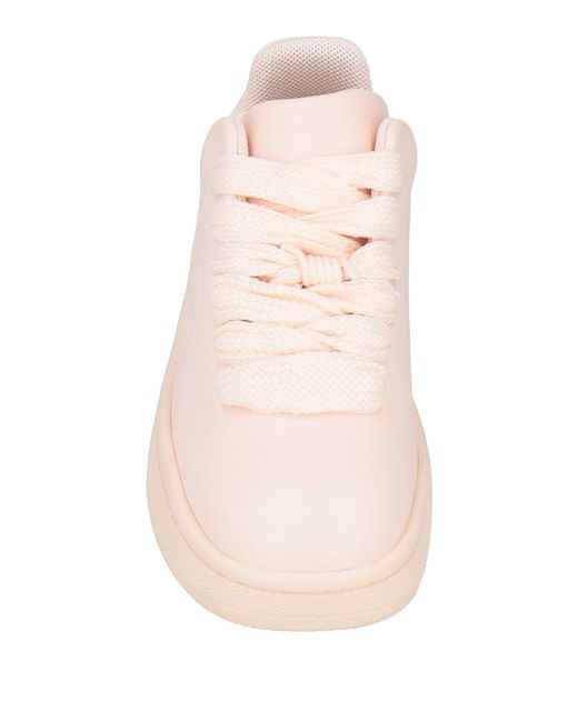 Burberry Pink Box Leather Sneaker