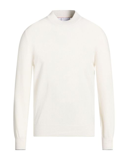 Pullover Brunello Cucinelli pour homme en coloris White