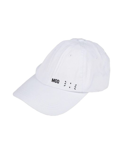 McQueen White Hats for men