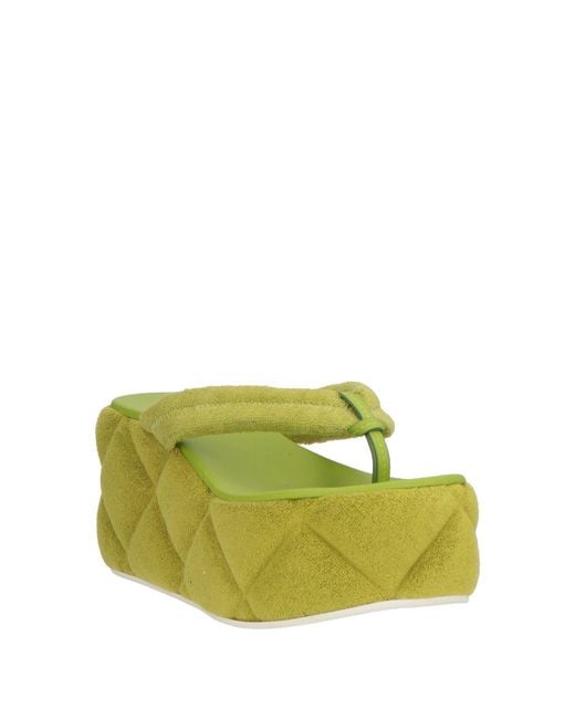 Le Silla Yellow Thong Sandal