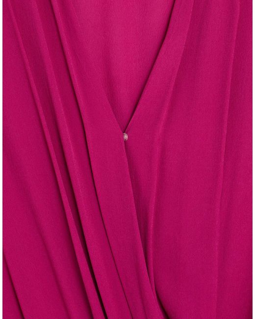 Caractere Pink Bodysuit Viscose, Polyamide, Elastane