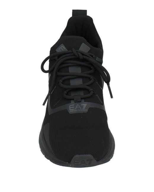 EA7 Black Trainers for men