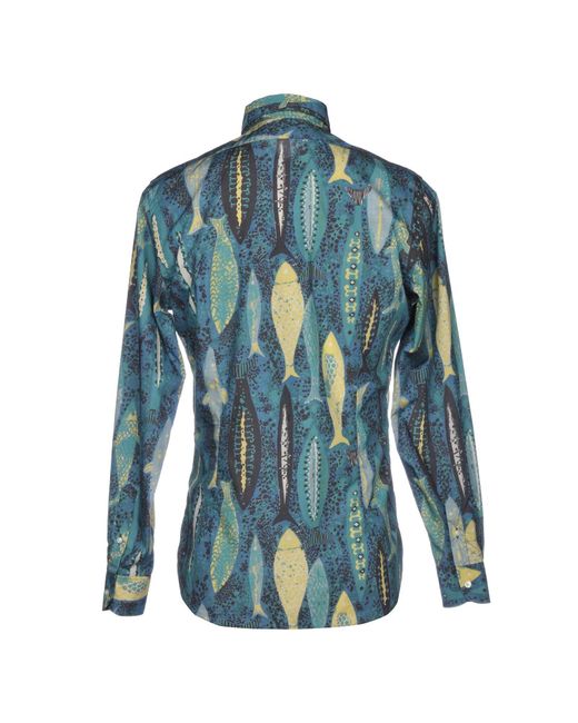 Boglioli Blue Shirt for men