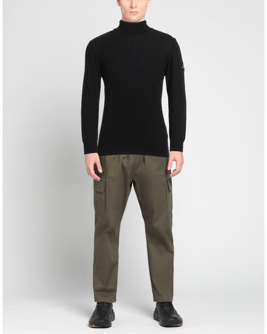 Roy Rogers Black Turtleneck Wool, Polyamide, Viscose, Cashmere for men