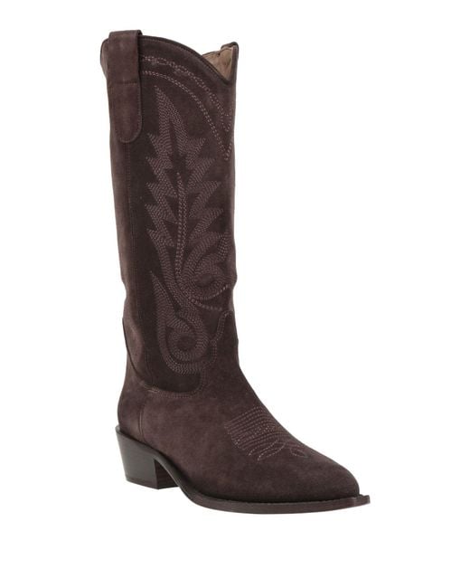 Duccio Del Duca Brown Boot Leather