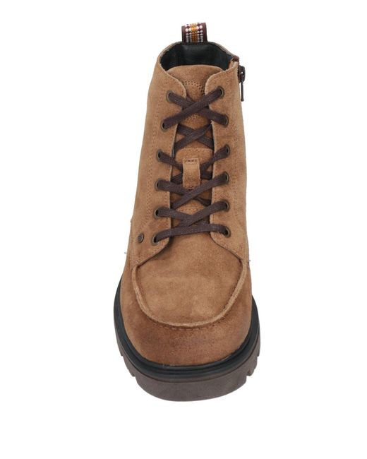 Ambitious Brown Ankle Boots Leather for men