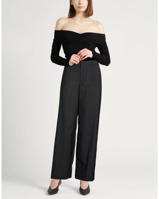 PT Torino Black Pants Virgin Wool