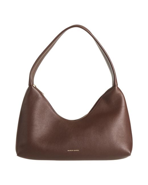 Mansur Gavriel Brown Mini Candy -- Handbag Leather