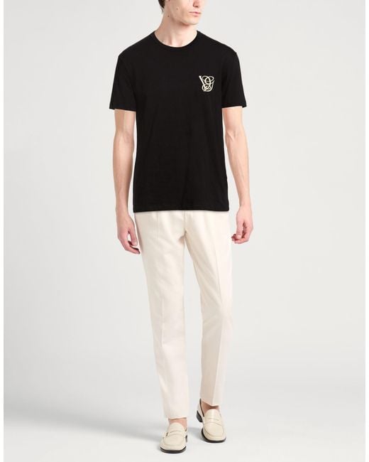Valentino Garavani Black T-Shirt Cotton for men
