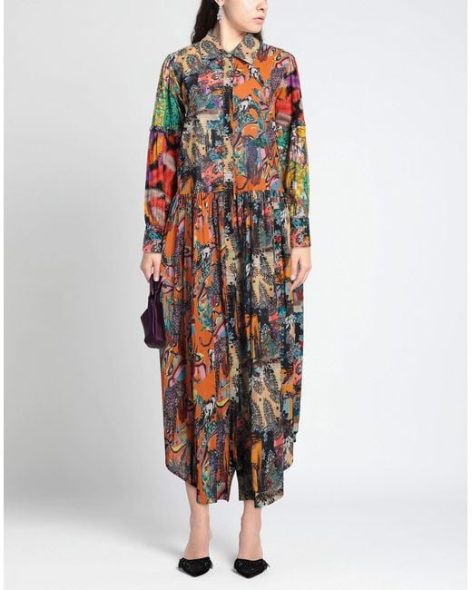 CONNOR & BLAKE Orange Maxi Dress Cotton