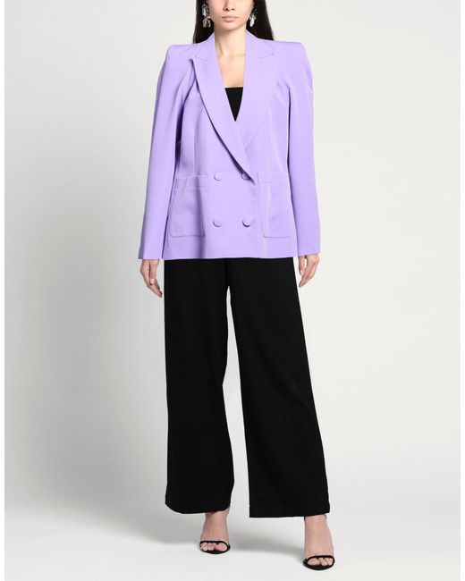 ACTUALEE Purple Blazer