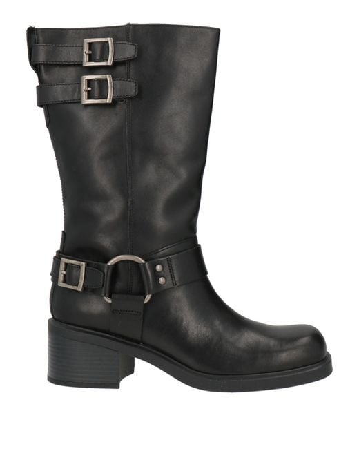 Vagabond Black Boot Leather