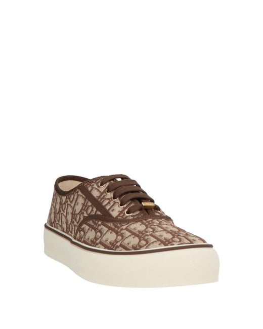 Dior Brown Sneakers Cotton, Polyacrylic, Polyester, Viscose for men