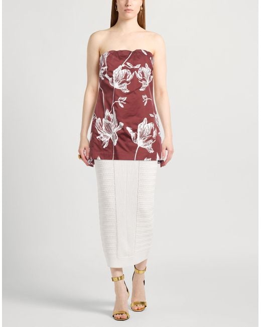 Liviana Conti Red Top Cotton, Elastane