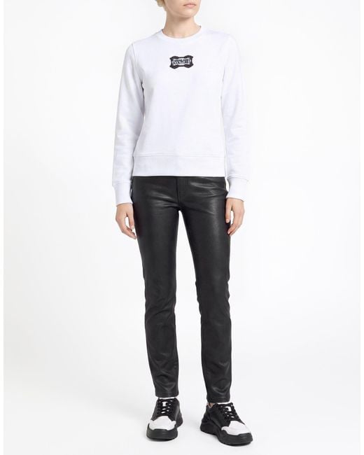 Versace Jeans Couture White Sweatshirt Cotton