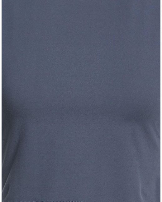 Joah Brown Blue Top Polyester, Elastane