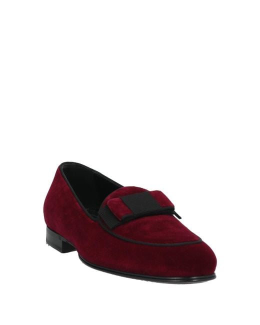 Dolce & Gabbana Red Loafers for men