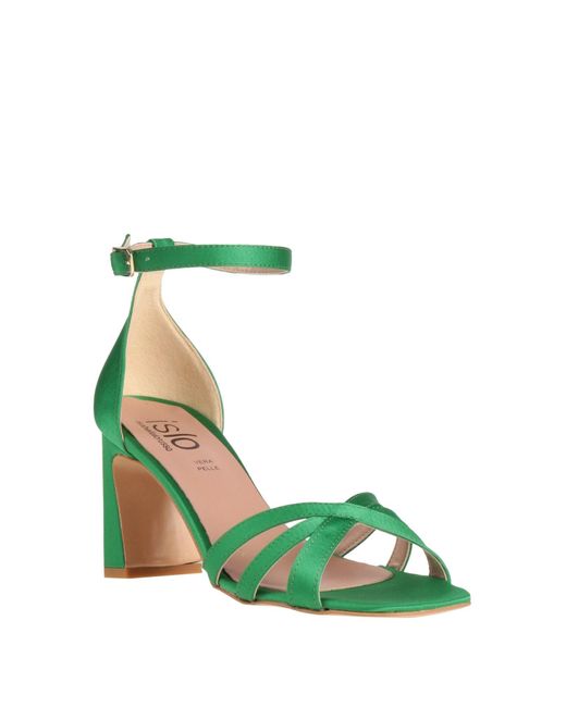 Islo Isabella Lorusso Sandals Textile Fibers in Green | Lyst