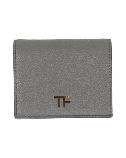 Tom Ford Gray Brieftasche